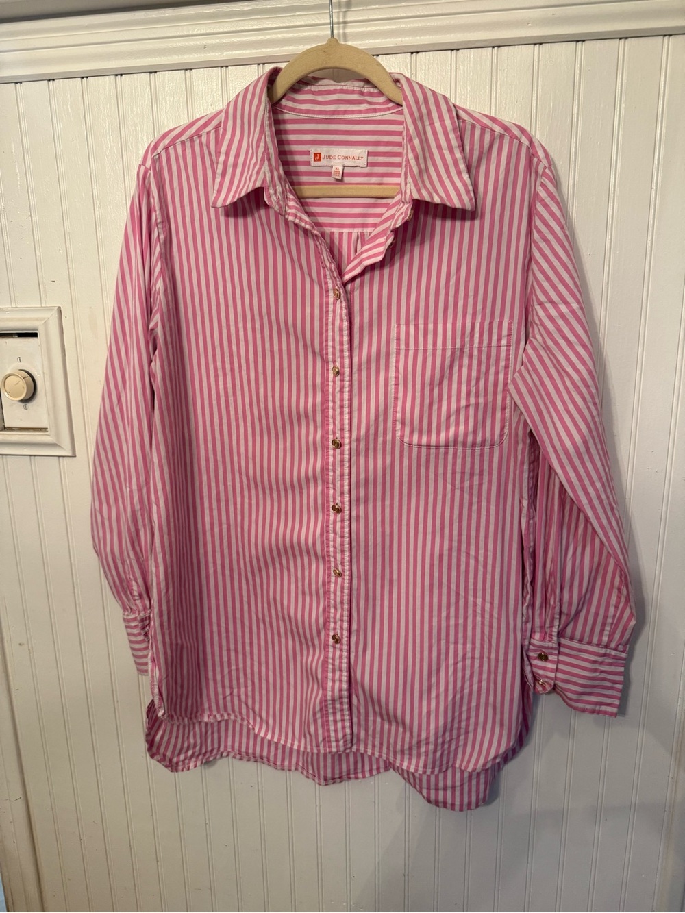 Jude Connally Kimber Striped Button up XL Shirt